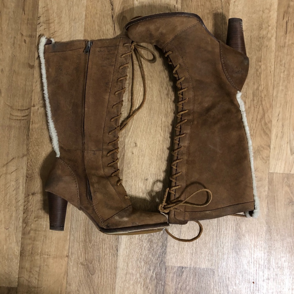 Ugg heeled boots